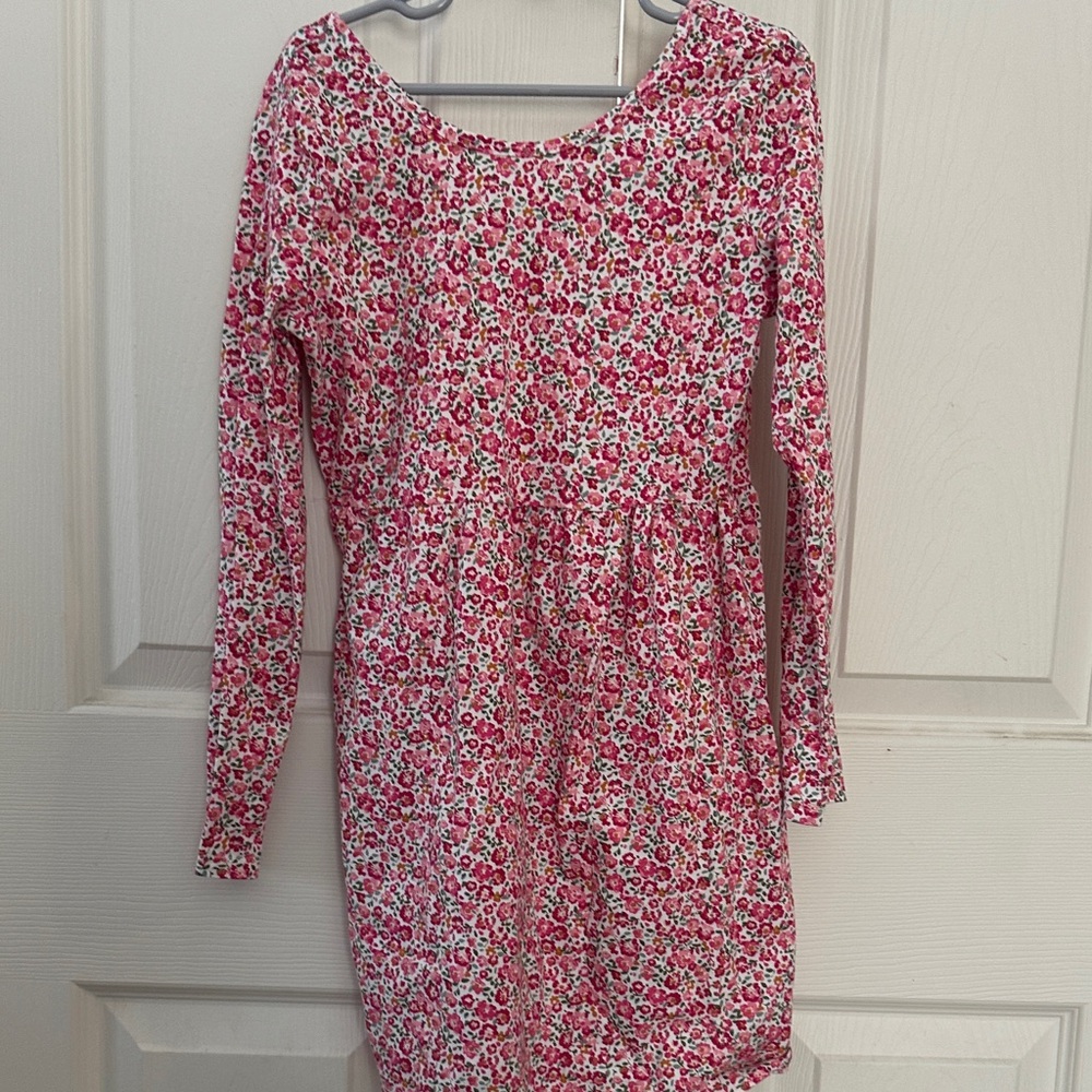 Carter's girls Pink Floral Long Sleeve Dress